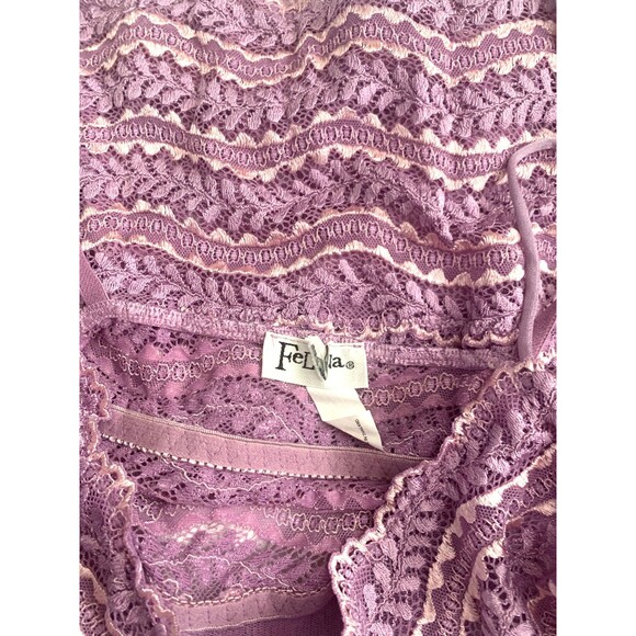 NWOT Felina Purple Stretch Lace Camisole Womens Size M - Picture 4 of 4